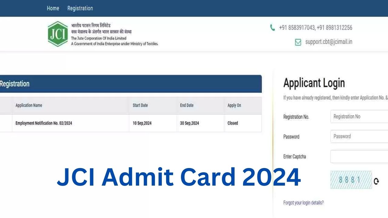 JCI Admit Card 2024